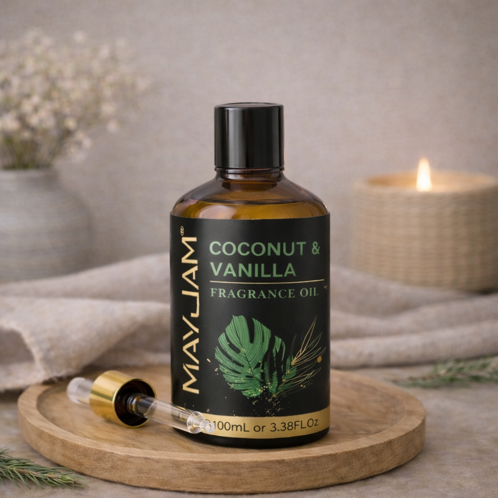 Aceite aromático de Coco y Vainilla detalle | Spirit Dharma