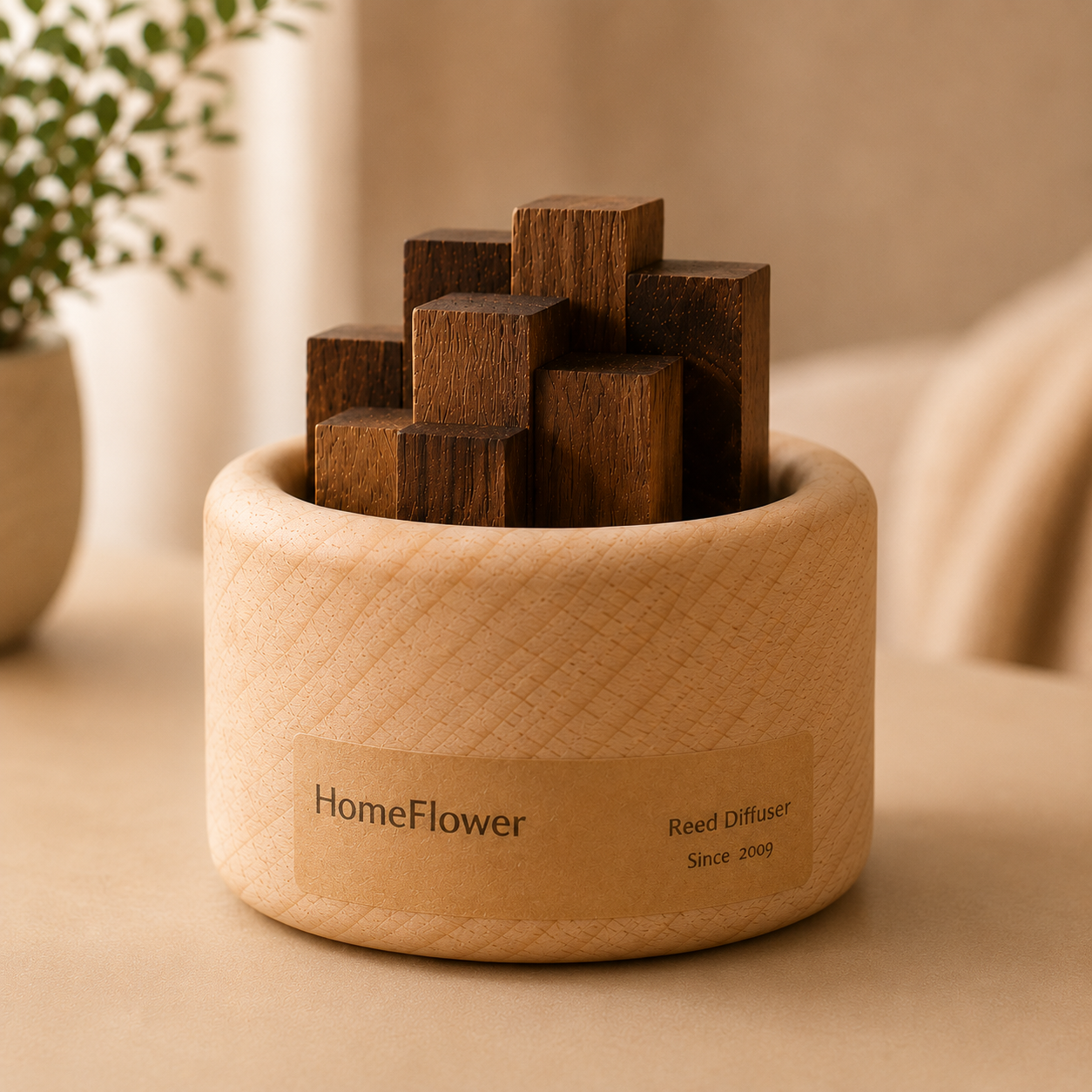 Difusor de Aroma de Madera