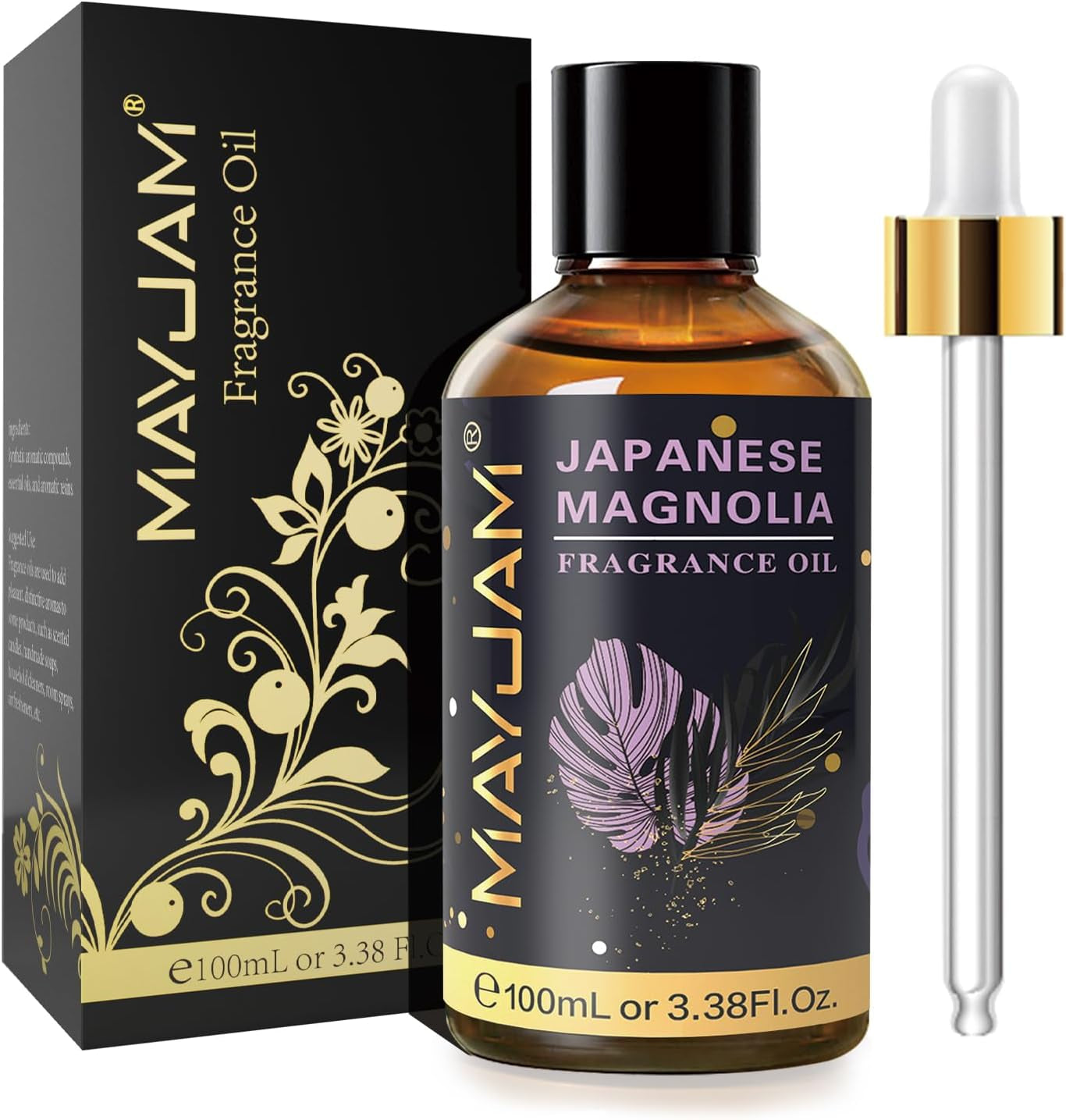 MAYJAM Aceite Perfumado De Magnolia Japonesa 100Ml, Aceite Con Fragancia Para Difusores De Aceites Esenciales, Aromaterapia, Hogar, Quemador De Aceite