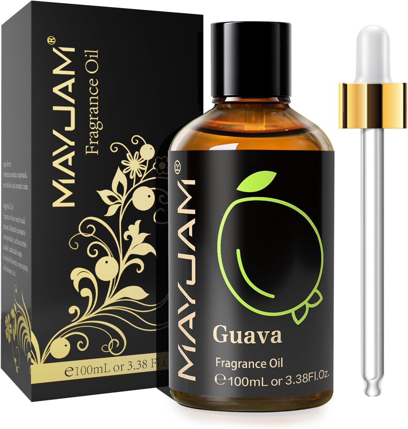 MAYJAM Aceite Perfumado De Guayaba 100Ml, Aceite Con Fragancia Para Difusores De Aceites Esenciales, Aromaterapia, Hogar, Quemador De Aceite